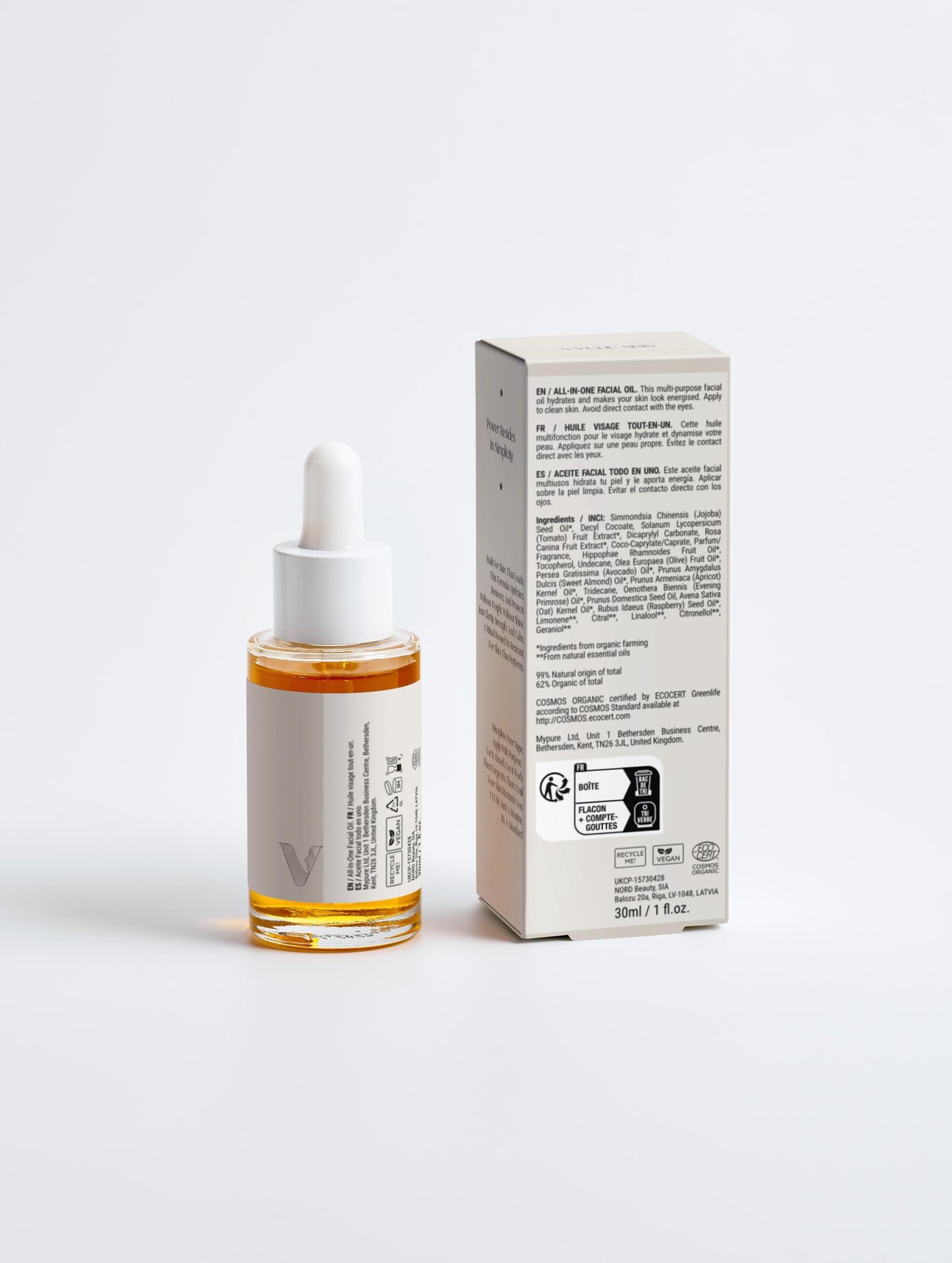 Vyudu Skin All-In-One Facial Oil for Men – Repair, Hydrate & Glow
