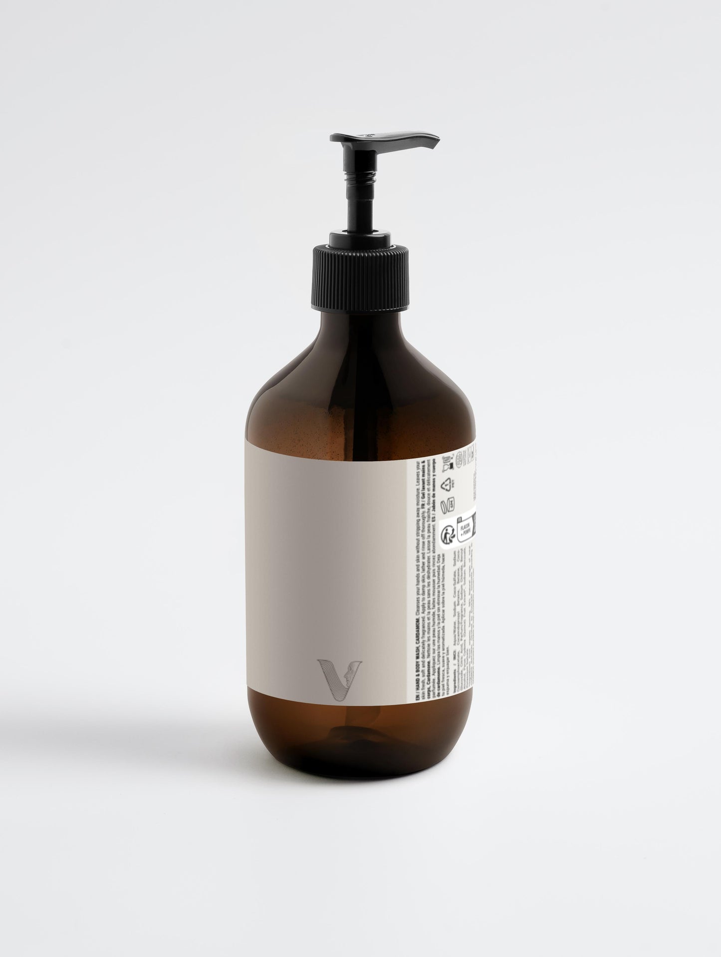 Vyudu Skin Hand & Body Wash for Men – Ginger & Smoky Cardamom, Hydrating Cleanser