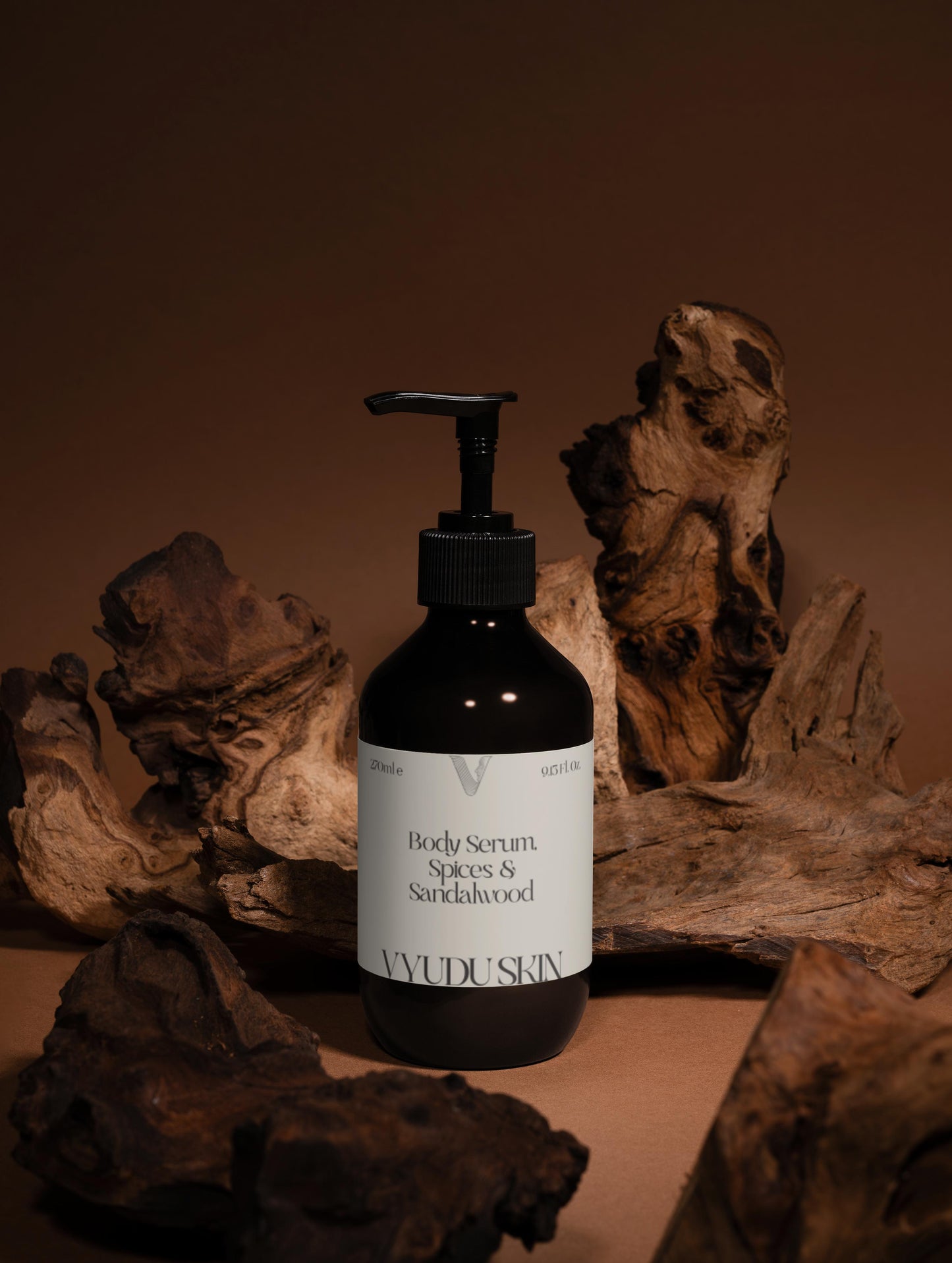 Vyudu Skin Body Serum for Men – Spices & Sandalwood, Fast-Absorbing Hydration