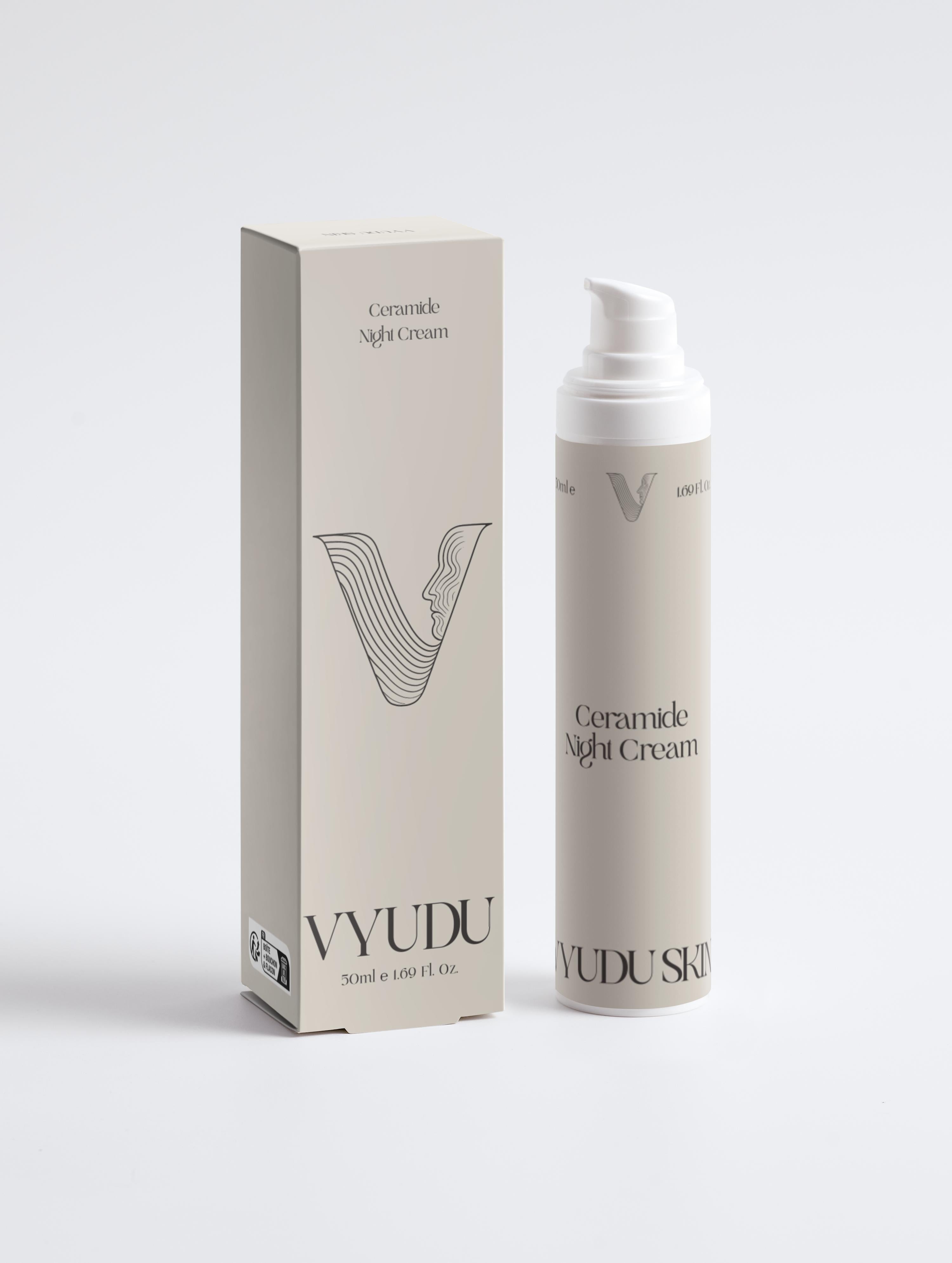 Ceramide Night Cream for Men | Vyudu Skin