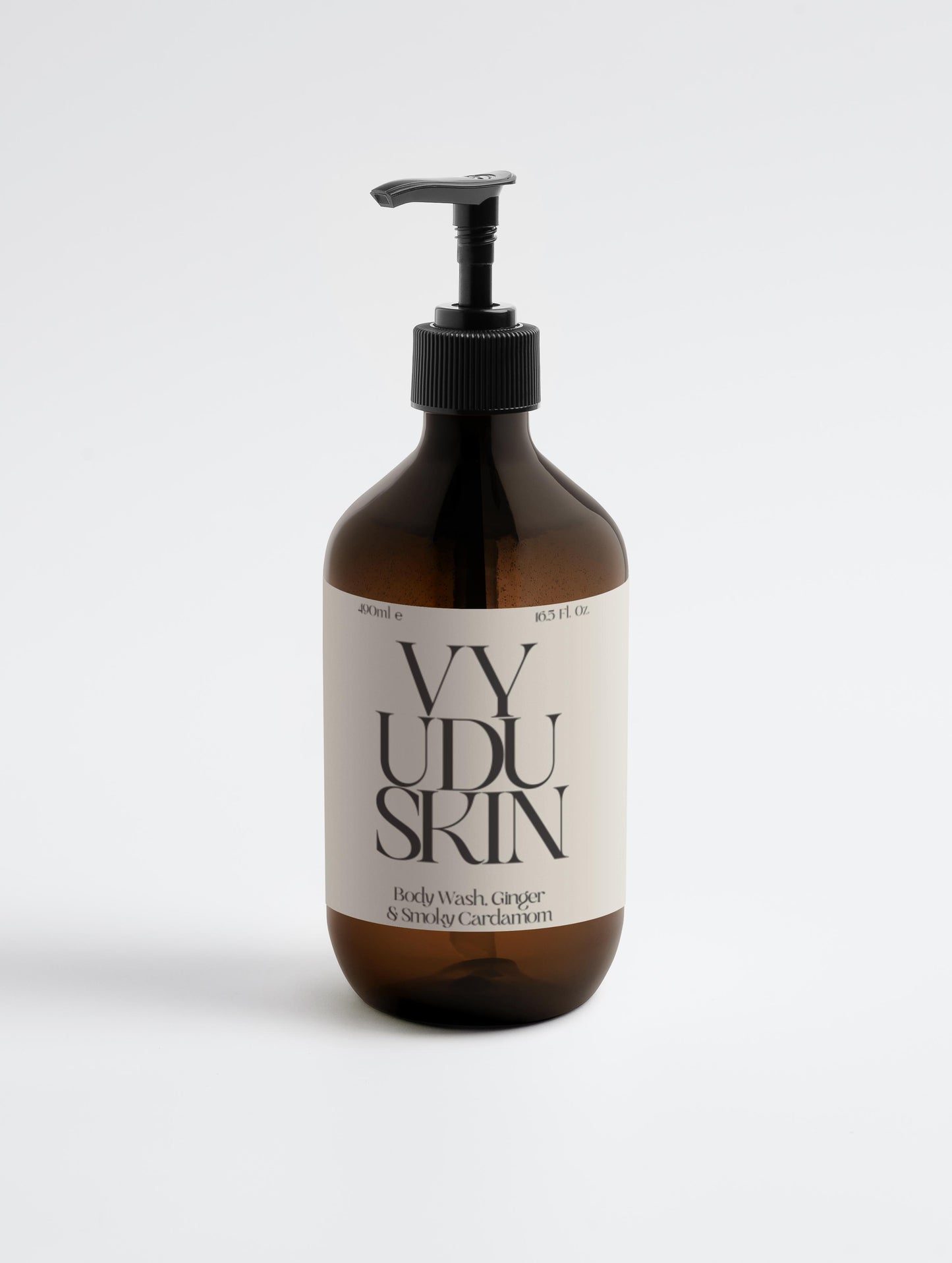 Vyudu Skin Hand & Body Wash for Men – Ginger & Smoky Cardamom, Hydrating Cleanser